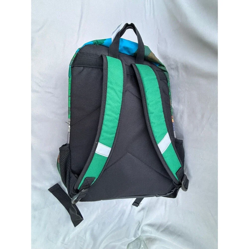 Minecraft Multicolor Kids Backpack Steve Alex Creeper Polyester Medium Zip